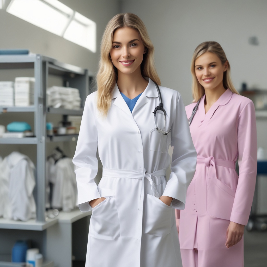 Trend-setting medical wear banner